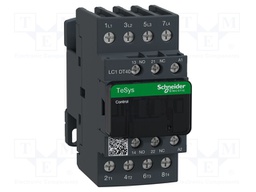 Contactor, TeSys D, DIN Rail, 110 VAC, 4PNO, 4 Pole