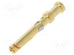 Contact; female; 0.75mm2; 18AWG; gold-plated; crimped; bulk; 10A