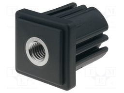 Plugs; for feet fastening,for profiles; H: 43mm; Mat: polyamide