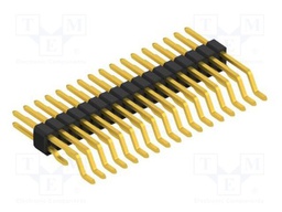 Connector: pin strips; pin header; male; PIN: 34; 1.27mm; SMT; 2x17