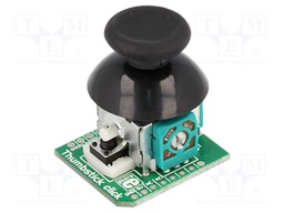 Click board; joystick; SPI; MCP3204; mikroBUS connector; 3.3VDC