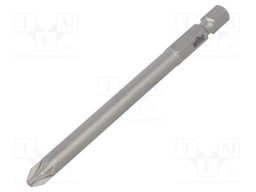 Screwdriver bit; Pozidriv®; PZ2; Overall len: 90mm