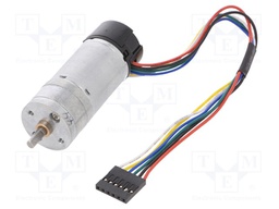 Motor: DC; with encoder,with gearbox; HP; 12VDC; 5.6A; 2250rpm
