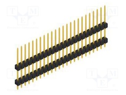 Connector: pin strips; pin header; male; PIN: 24; 2.54mm; THT; 1x24
