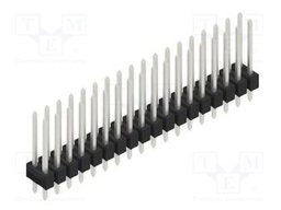 Connector: pin strips; pin header; male; PIN: 36; 2.54mm; THT; 2x18