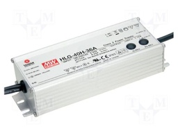 Power supply: switching; LED; 40.5W; 54VDC; 0.45÷0.75A; 90÷305VAC