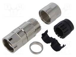 Enclosure for connectors: M17; for cable; internal thread