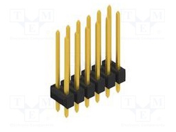 Connector: pin strips; pin header; male; PIN: 12; 2.54mm; THT; 2x6