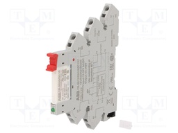 Relay: interface; SPDT; Ucoil: 24VDC; Ucoil: 24VAC; Mounting: DIN