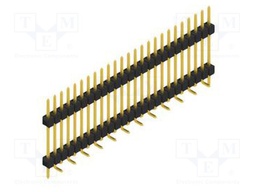 Connector: pin strips; pin header; male; PIN: 25; 2.54mm; SMT; 1x25