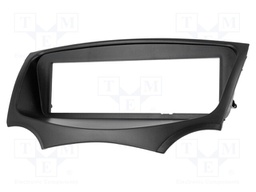 Radio mounting frame; Ford; 1 DIN; black