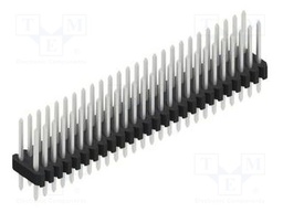 Connector: pin strips; pin header; male; PIN: 52; 1.27mm; THT; 2x26