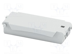 Cover; tiltable; grey; UL94V-0; BC 17,8; polycarbonate; X: 17.8mm