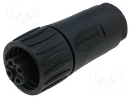 Connector: circular; plug; PIN: 4; female; screw terminal; 400V; 16A