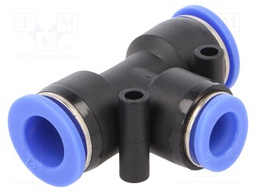Push-in fitting; reductive,T-tap splitter; -0.95÷15bar; PBT