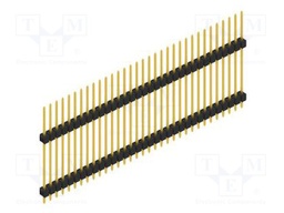 Connector: pin strips; pin header; male; PIN: 33; 2.54mm; THT; 1x33