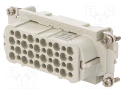 Connector: HDC; female; C146,heavy|mate D; PIN: 40; 40+PE; size E16