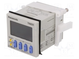 Timer; Range: 0,01s÷9999h; SPDT; 100÷240VAC; socket,on panel