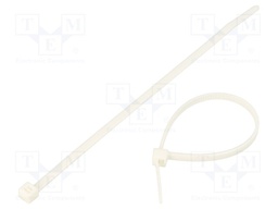 Cable tie; L: 150mm; W: 3.5mm; polyamide; 135N; white; Ømax: 35mm
