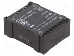 Transformer: encapsulated; 4VA; 115/115VAC; 15V; 15V; 133mA; 133mA