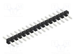 Connector: pin strips; pin header; male; PIN: 16; 2.54mm; SMT; 1x16
