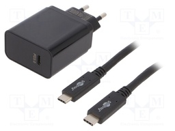 Power supply: switched-mode; voltage source; 5VDC; 3A; 18W; plug