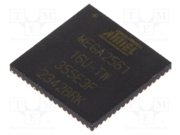 AVR microcontroller; EEPROM: 4kB; SRAM: 8kB; Flash: 256kB; VQFN64