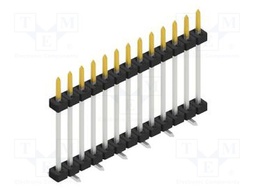 Connector: pin strips; pin header; male; PIN: 13; 2mm; SMT; 1x13