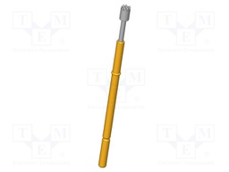 Test needle; Operational spring compression: 4mm; 5A; Ø: 2mm; 0.8N