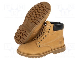 Boots; Size: 40; beige-brown; leather; oils; without toecap