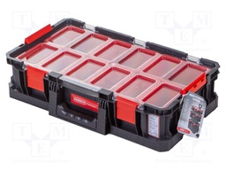 Collective; with boxes; black-red; 530x310x130mm