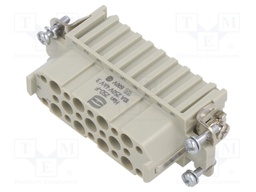 HEAVY DUTY INSERT, RCPT, 50+PE, 2.5MM2