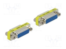 Adapter; D-Sub 26pin socket,both sides; connection 1: 1