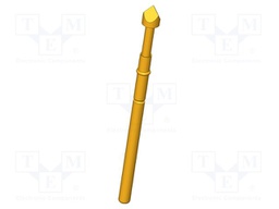 Test needle; Operational spring compression: 4mm; 5A; Ø: 2.5mm