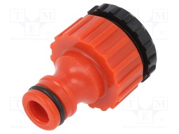 Tap connector; ABS; Size: 1/2",3/4"