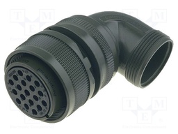 Connector: circular; Series: DS/MS; plug; female; PIN: 19; for cable