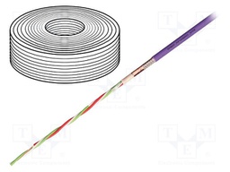 Wire: data transmission; chainflex® CFBUS; 4x0,5mm2; TPE; violet