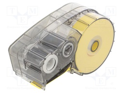 Heat shrink markers; 2.13m; yellow; Character colour: black