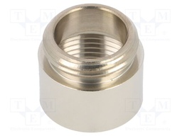 Reduction of threads for glands; Int.thread: PG13,5; brass