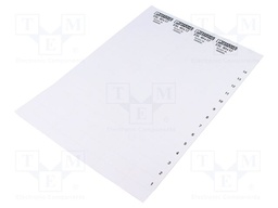 Label; white; 40mm