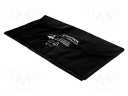 Waste bag; ESD; 450x735x990mm; Thk: 32.5um; 110l; 100pcs; black