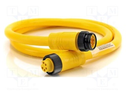 Cable: for sensors/automation; M22; PIN: 5; unshielded; 10m; plug