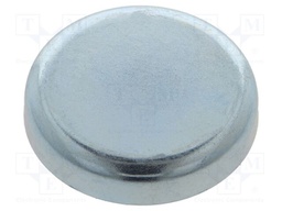 Magnet: permanent; hard ferrite; 180N; Ø: 47mm; H: 9mm; steel
