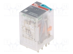 Relay: electromagnetic; 4PDT; Ucoil: 24VDC; 6A; max.250VAC