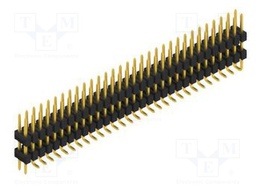 Connector: pin strips; pin header; male; PIN: 62; 2.54mm; SMT; 2x31