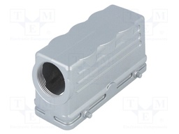 Enclosure: for HDC connectors; C146; size E24; for cable; angled