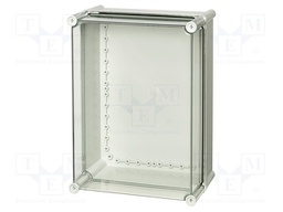 Enclosure: multipurpose; X: 278mm; Y: 378mm; Z: 180mm; SOLID; grey