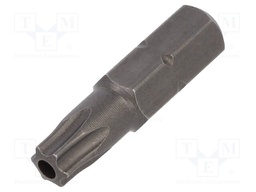 Screwdriver bit; Torx® with protection; T27H; Overall len: 25mm