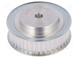 Belt pulley; AT5; W: 16mm; whell width: 27mm; Ø: 56.05mm; aluminium
