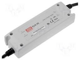 Power supply: switched-mode; LED; 30.24W; 27VDC; 1.12A; 90÷264VAC
